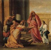 Eustache Le Sueur The Prsent of the Virgin in the Temple USA oil painting artist